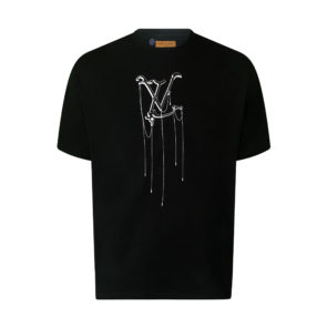 LV Dripping Logo Black