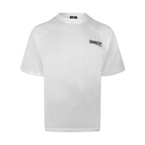 balenciaga white wave embroided