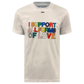 Off white Support love White