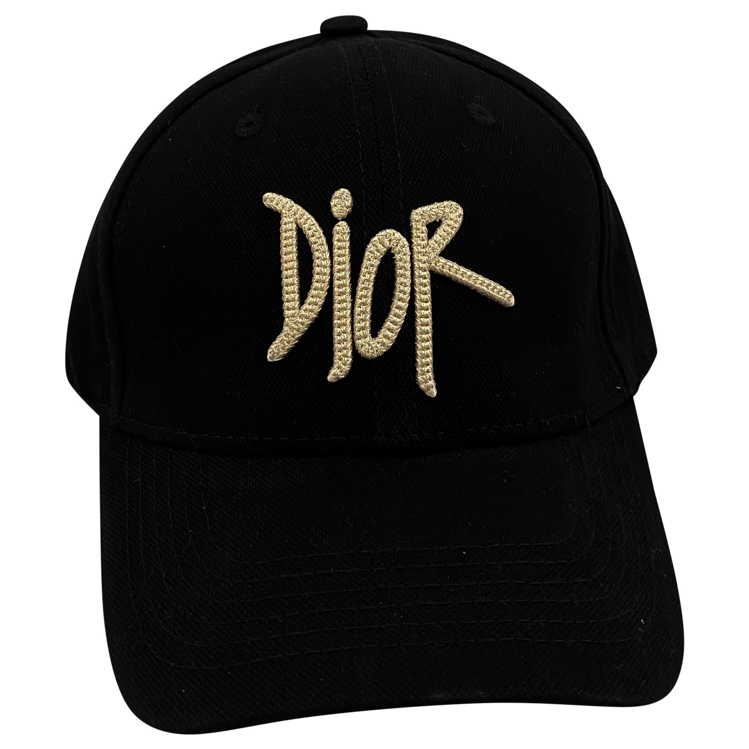 Dior Embroided Cap Black